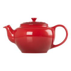 Чайник заварочный со стальным ситом Le Creuset 1,3 л, керамика, вишневый