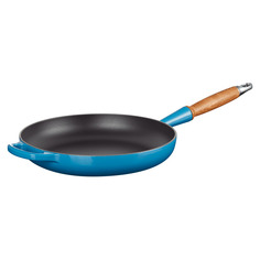 Сковорода с деревянной ручкой Le Creuset Signature 28 см, чугун, марсель