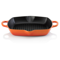 Сковорода для гриля Le Creuset 30 см, квадратная, огненная лава