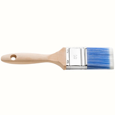 Кисть плоская, HARDY 1,0" (ширина 30 мм), искусственная щетина, деревянная ручка