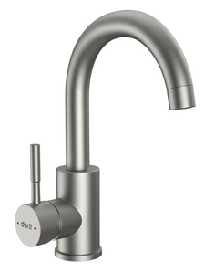 Смеситель для умывальника D3102101SS Trend поворотный, нержавеющая сталь Dorff