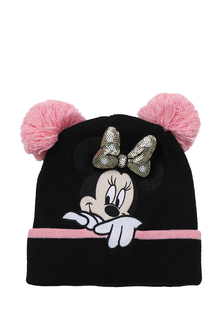 Шапка детская Minnie mouse L0618 чёрный/розовый р.50