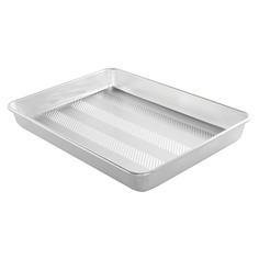 Форма для запекания Nordic Ware "Prism" с рифленым дном 31х43х5см, алюминий