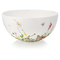 Салатник Rosenthal Дикие цветы 22 см, фарфор костяной