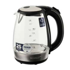 Чайник электрический Scarlett SC-EK27G93 Silver/Black