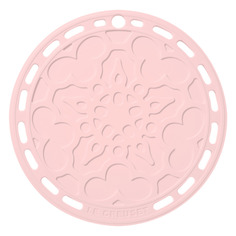 Подставка под горячее с узором Le Creuset Silicone 20 см, силикон, розовый