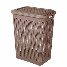 Корзина для белья Эконова (коричневый)