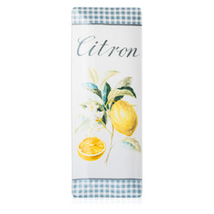 Блюдо прямоугольное Certified Int Лимоны 40x15 см, керамика