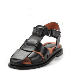 Сандалии женские RICONTE 2-222752201 черные 38 RU