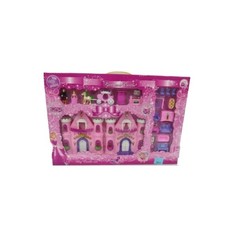 Кукольный домик Shantou розовый A527481M-W