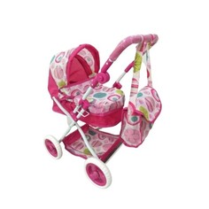 Коляска для кукол Shantou с сумкой розовый A1507144B