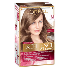 Краска для волос L`Oreal Paris Excellence Creme 7.1 Русый пепельный