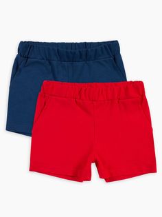 Шорты детские для мальчиков Веселый малыш 430/170/К Цв. синий; красный р. 104