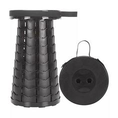 Туристический стул складной для туризма Baziator Telescopic stool TG0001 черный