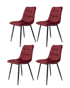 Комплект из четырех стульев, Ла Рум, UDC-7094 вино (G062-36)