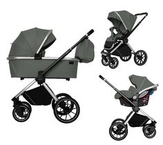 Коляска 3 в 1 Carrello Optima CRL- 6504 Nordic Green