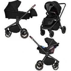 Коляска 3 в 1 Carrello Epica CRL-8511/1 Space Black