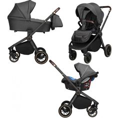 Коляска 3 в 1 Carrello Epica CRL-8511/1 Iron Grey