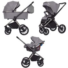 Коляска 3 в 1 Carrello Optima 2022 Smoke Grey CRL-6504/1