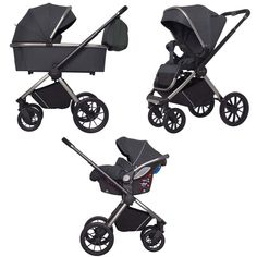 Коляска 3 в 1 Carrello Optima 2022 Anchor Grey CRL-6504/1