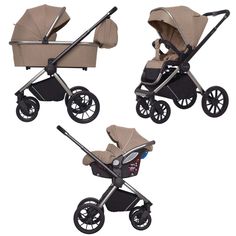 Коляска 3 в 1 Carrello Optima 2022 Oyster Beige CRL-6504/1