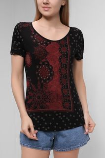 Футболка женская Desigual 21SWTK65 черная XL