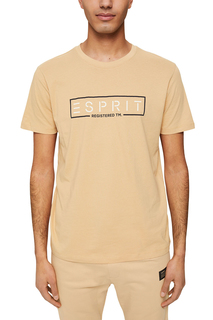 Футболка мужская Esprit 012EE2K302 бежевая XL