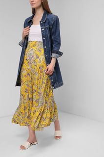 Юбка женская Desigual 21SWFW28 желтая S
