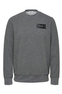 Свитшот мужской Selected 16077770 серый S