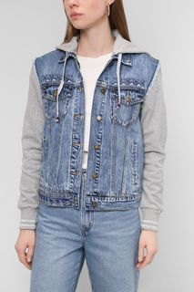 Джинсовая куртка женская Desigual BL22021070 разноцветная L