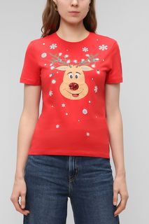 Футболка женская ONLY 15240473 красная L