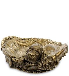 Фигурка Art East, Собака, Спаниель в корзине, 39 см