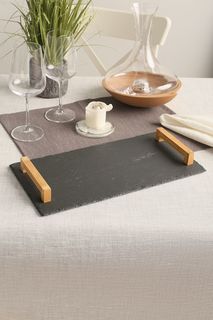 Поднос с ручками Walmer Slate 40х20 см