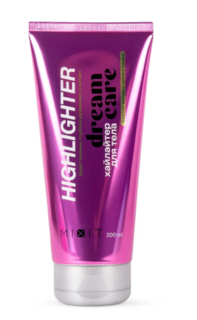 Хайлайтер для тела Mixit Dream Care с блестящими частицами 200 мл