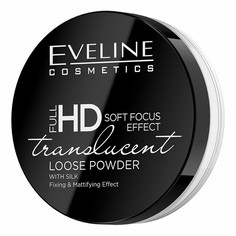 Пудра для лица Eveline Cosmetics FullHD рассыпчатая фиксирующая прозрачная 6 г х 4 шт