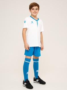 Костюм спортивный для мальчиков KELME Short Sleeve Football Set Kid Цв. белый р. 122