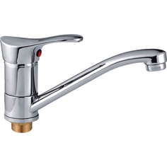 Смеситель для кухни Cron CN4514-2 однорычажный, гайкой, хром