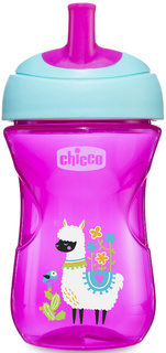 Поильник Chicco Advanced Cup 266 мл, 12м+, розовый