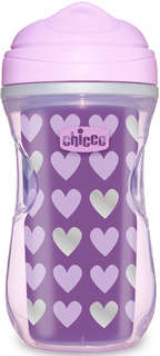 Поильник Chicco Active Cup 14м+, 266 мл, фиолетовый