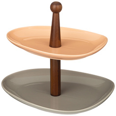 Блюдо Двухъярусное Венера Meadow 24*20 см Venera