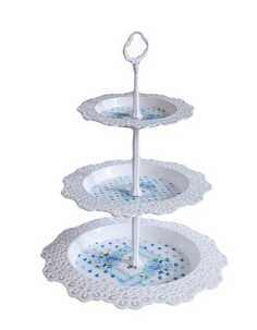 Этажерка для фруктов Flatel 3-х уровневая, круглая CON768-2