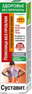 Гель-бальзам для тела Здоровье без переплаты Суставит Пчелиный яд и мумие 125 мл КоролевФарм