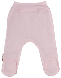 Ползунки Lucky child ажур розовые 50-56 см