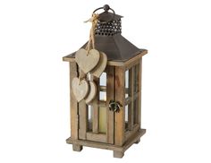 Винтажный Фонарь керцен, дерево, стекло, 34 см, Boltze, арт. 1007575-9821300