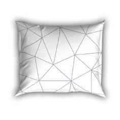 Наволочка Ночь Нежна поплин Грань белый 70 х 70 7353-1-70