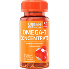 Омега-3 Urban Formula концентрат ДГК ЭПК капсулы 30 шт.
