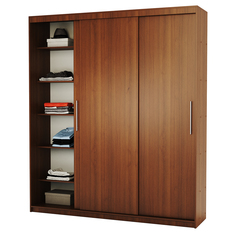 Шкаф-купе Шарм-Дизайн 3-х дв. Эконом комбинированный 180х45х220 Орех