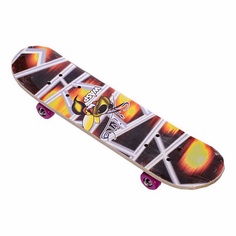 Скейтборд Yiwu Excellent kr-8603 60х14,5 см, black