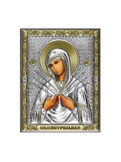 Икона АргентА Божья Матерь Семистрельная 14х18