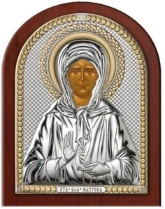 Икона АргентА Святая Матрона Московская 12х16